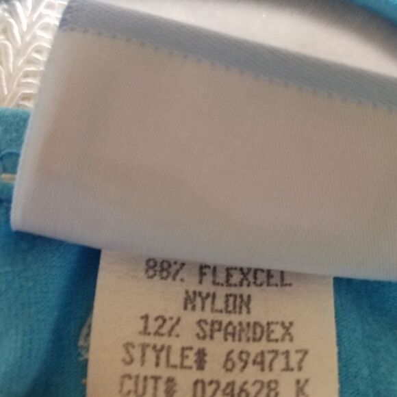 VINTAGE 80s Becca Blue Strapless High Rise Bikini - Picture 14 of 16